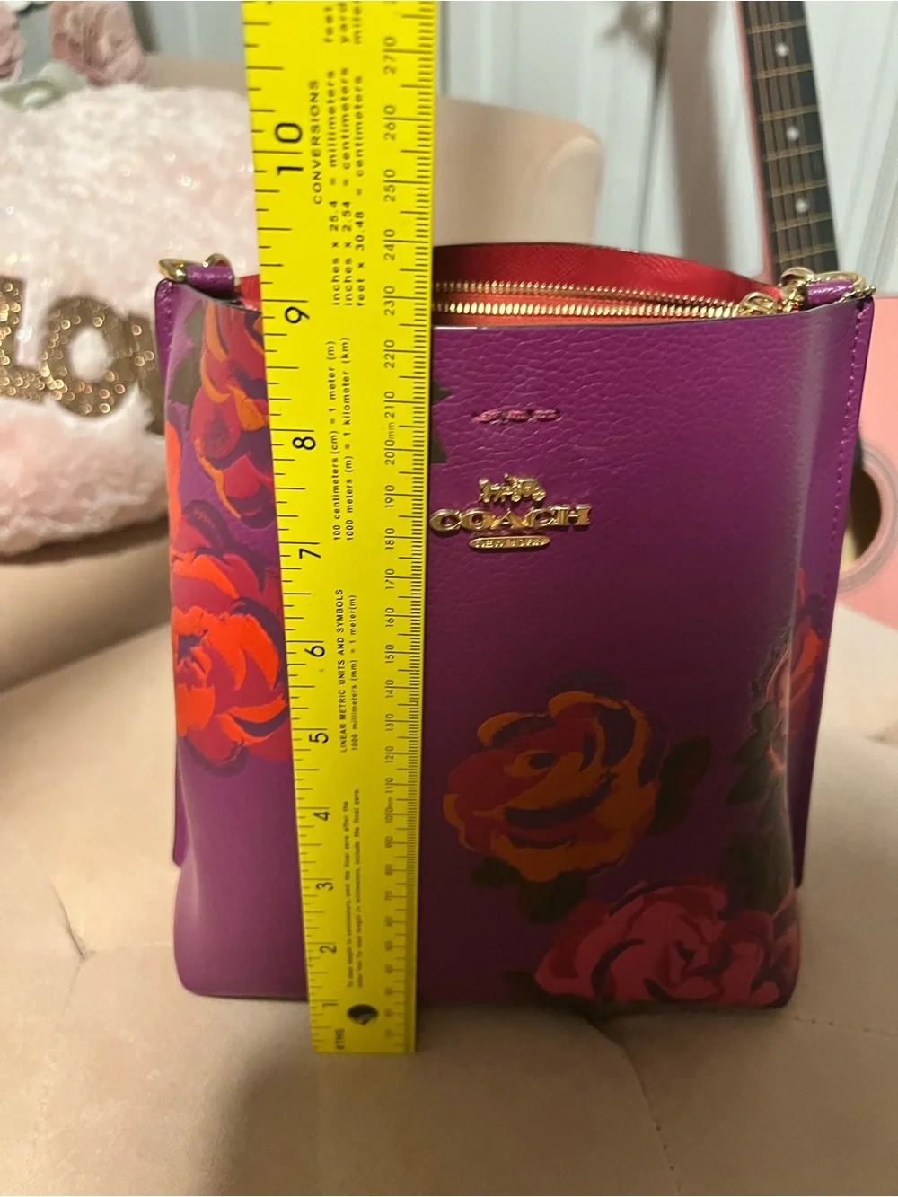 Coach bag vibrant